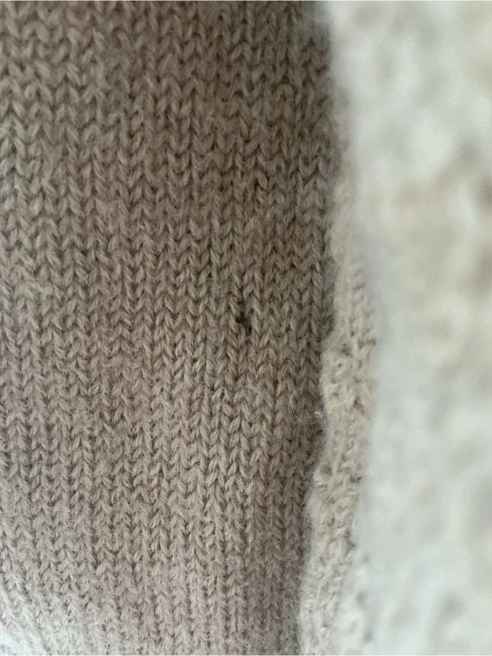 Cozy Beige Crewneck Sweater with Scenic Animal Motif